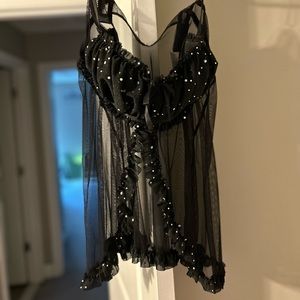 NWT Fredericks of Hollywood Babydoll Lingerie